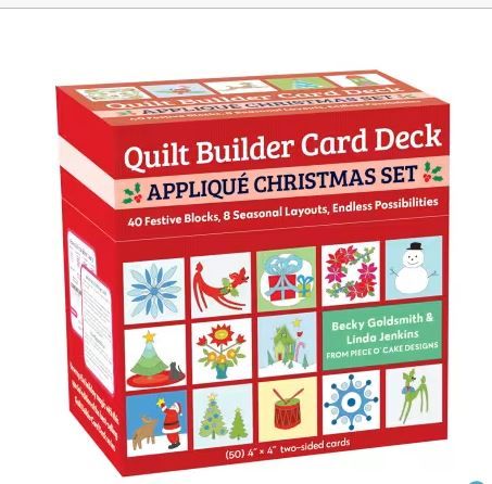 Quilt Builder Card Deck Applique Christmas Set 20572