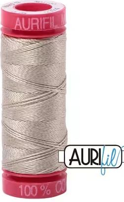 Aurifil 12wt Cotton 54yd MK12SP50 2324 Stone