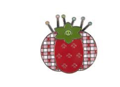 My Happy Place Tomato Pin Cushion Needle Minder  ST-22912