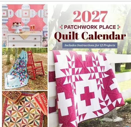2027 Patchwork Place Quilt Calendar 20578