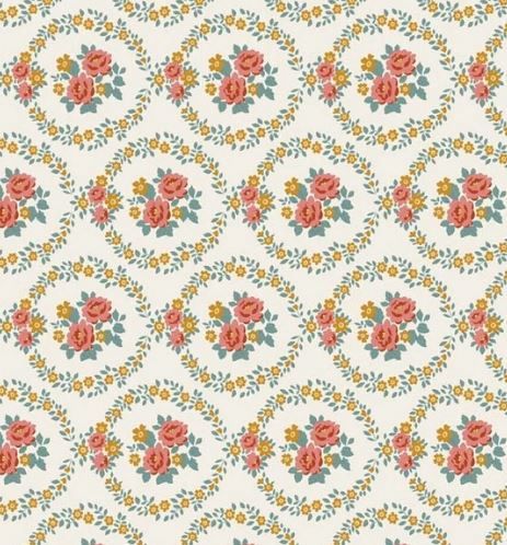 PRE-ORDER October 1 Tilda Fabrics Village Life TIL100682 Warm Cream Online
