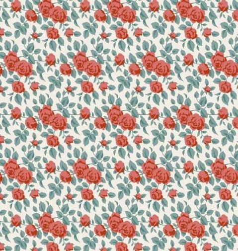 PRE-ORDER October 1 Tilda Fabrics Village Life TIL100684 Rust Online