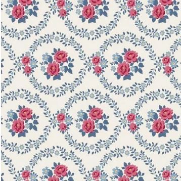 PRE-ORDER October 1 Tilda Fabrics Village Life TIL100692 Cold Cream Online