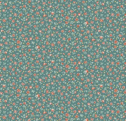 PRE-ORDER October 1 Tilda Fabrics Village Life Blenders TIL110178 Teal Online