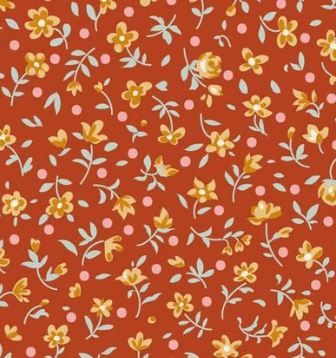 Tilda Fabrics Village Life Blenders TIL110176 Rust Online