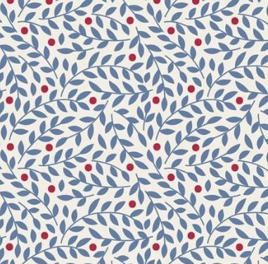PRE-ORDER October 1 Tilda Fabrics Village Life Blenders TIL110184 Blue Online