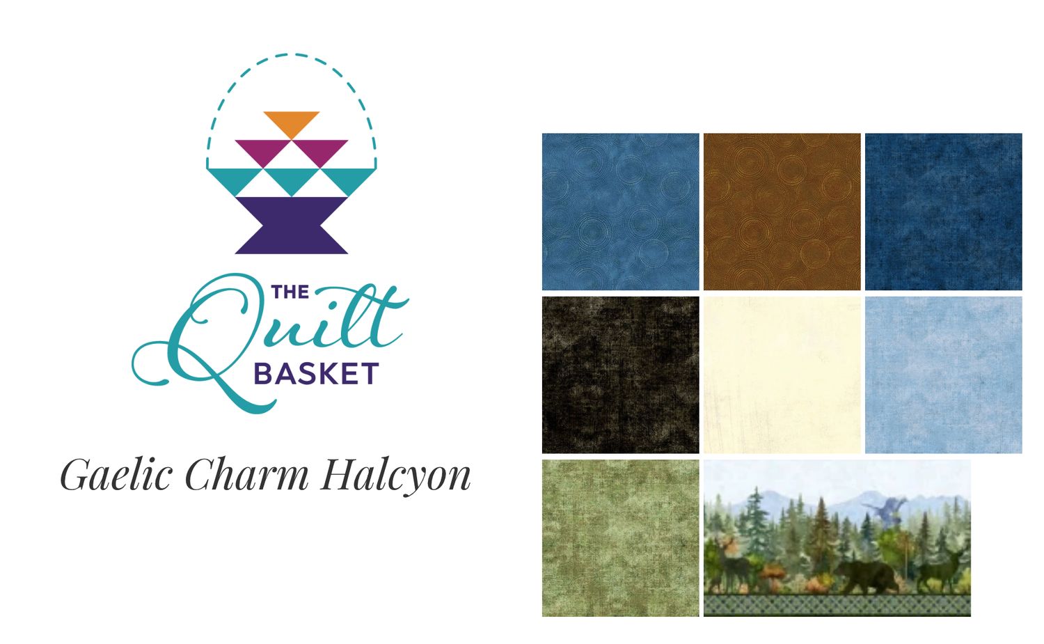 Gaelic Charm Halcyon Mystery Five-0 Quilt Kit