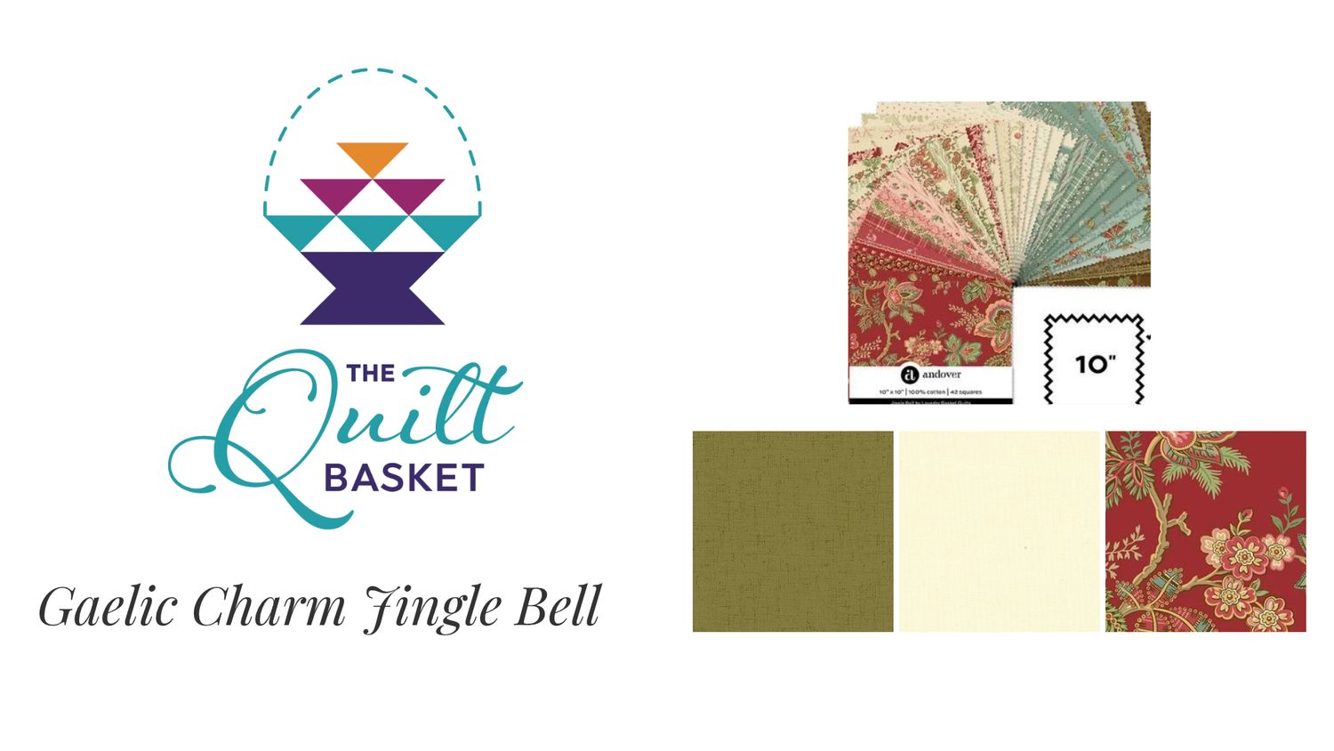 Gaelic Charm Jingle Bell Mystery Five-0 Quilt Kit