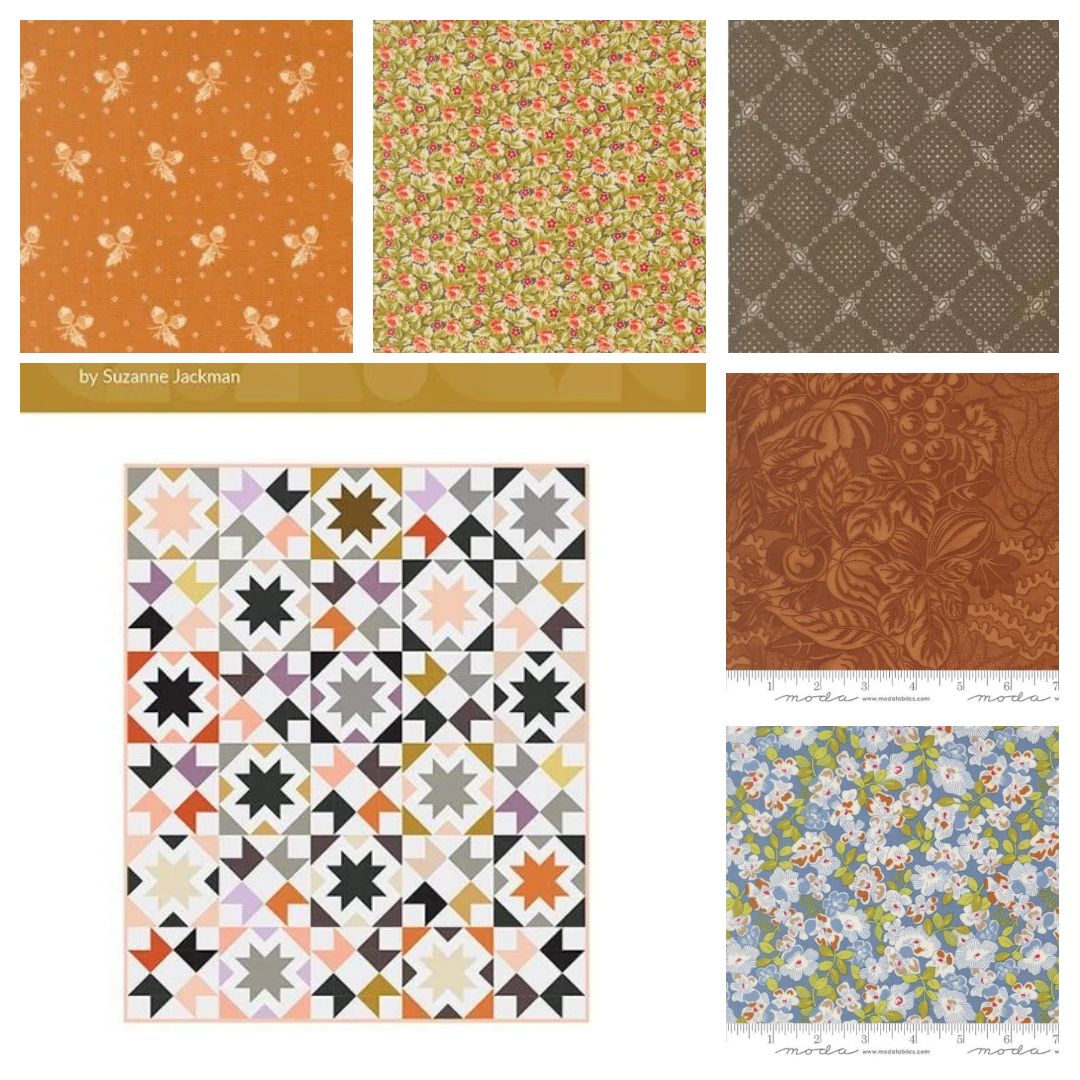 Hester Butternut &amp; Sage Quilt Kit