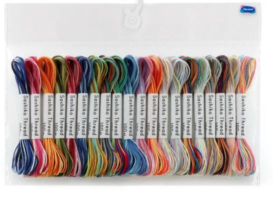 Olympus Sashiko Thread 100m Mini Collection