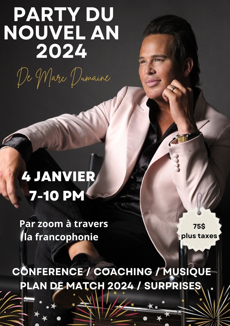 Party du Nouvel An 2024 de Marc Dumaine