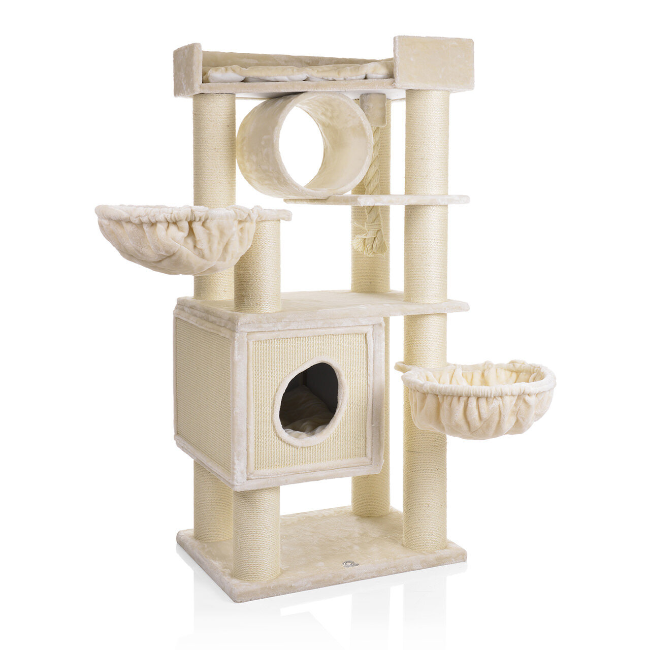 Kratzbaum Victoria 2 beige XXL · für schwere Katzen