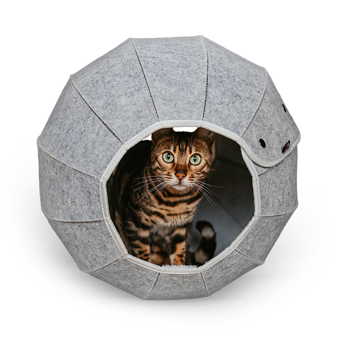 Katzenhöhle in Kugelform · Katzenkugel · ca. Ø 46 cm