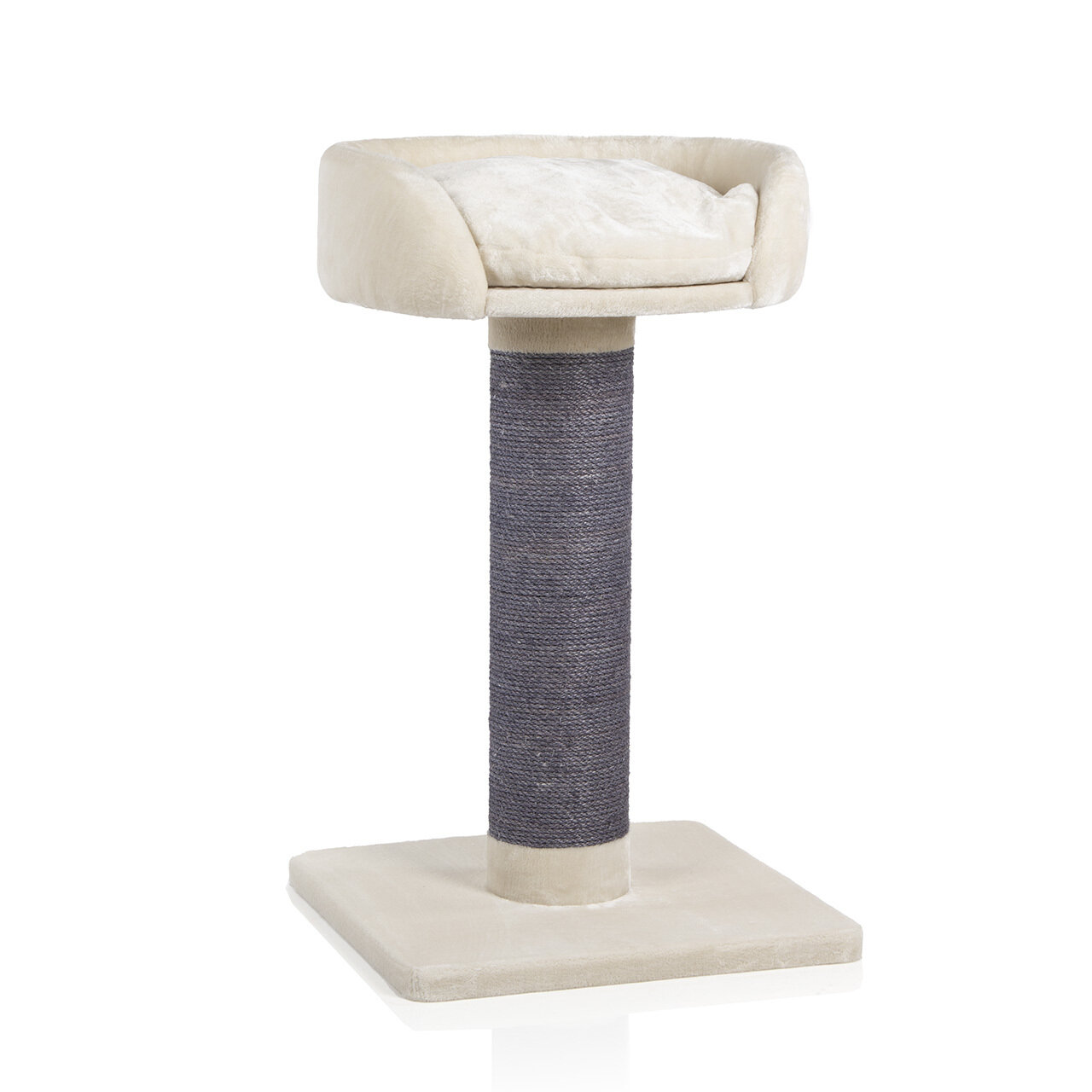 Kratzbaum Savanah 120 · beige · XXL mit Ø20 cm Sisalsäulen