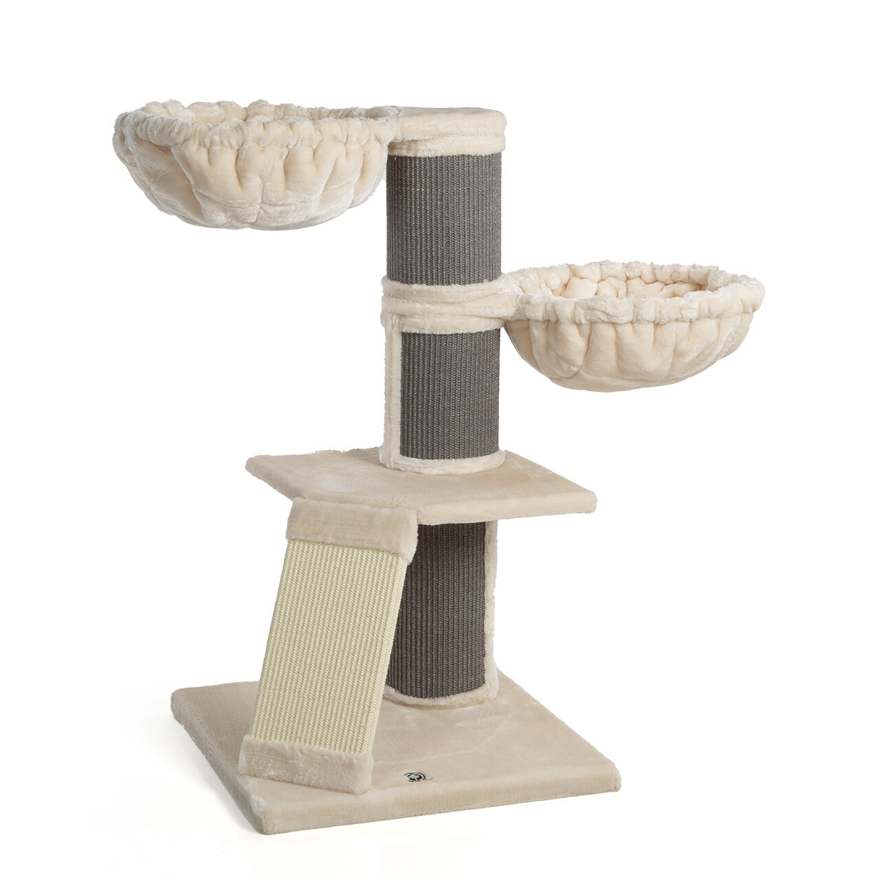 Kratzbaum Regina · beige-anthrazit · ca. 100 x 100 x 108 cm