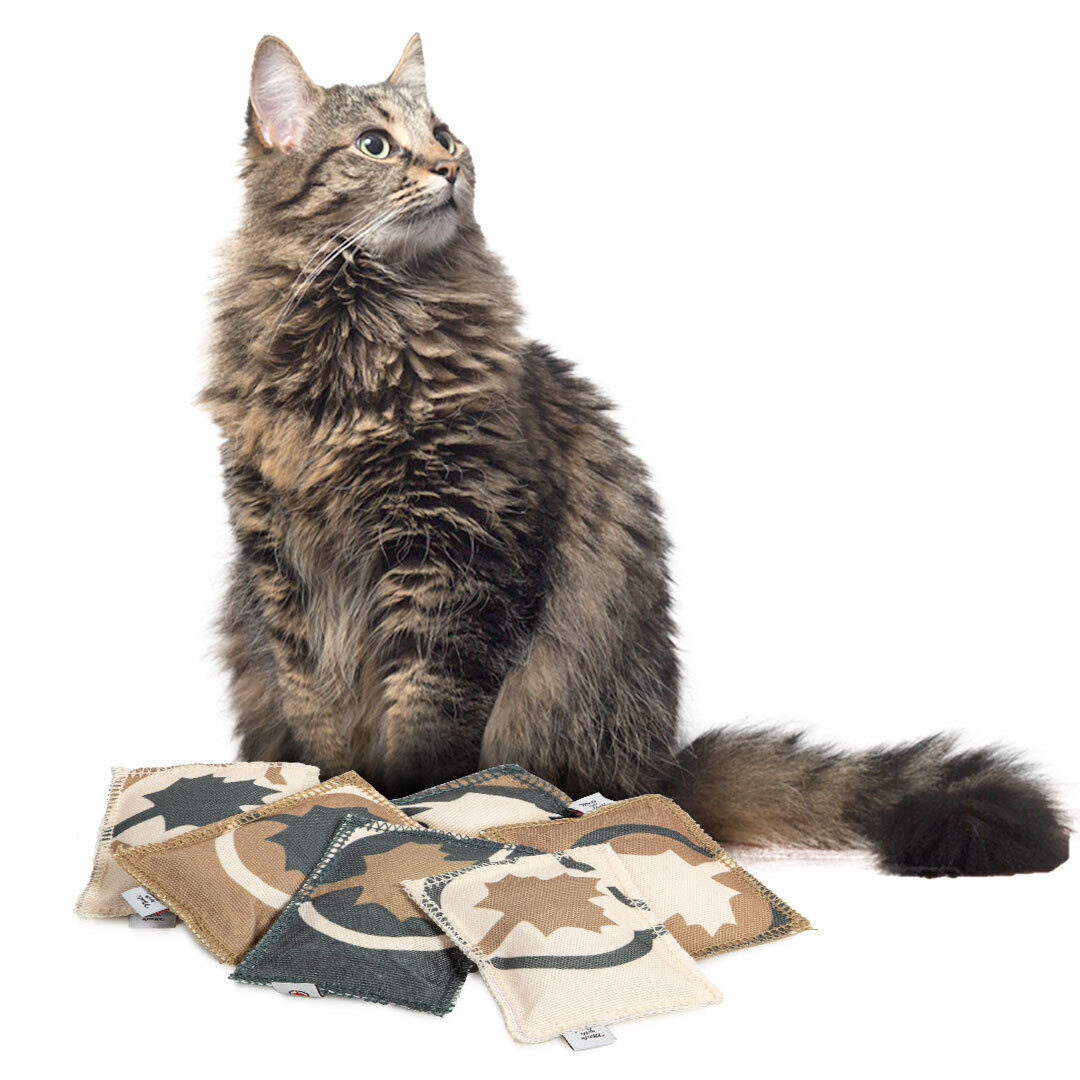 6er Pack · Katzenkissen LOVE · 5g Baldrian