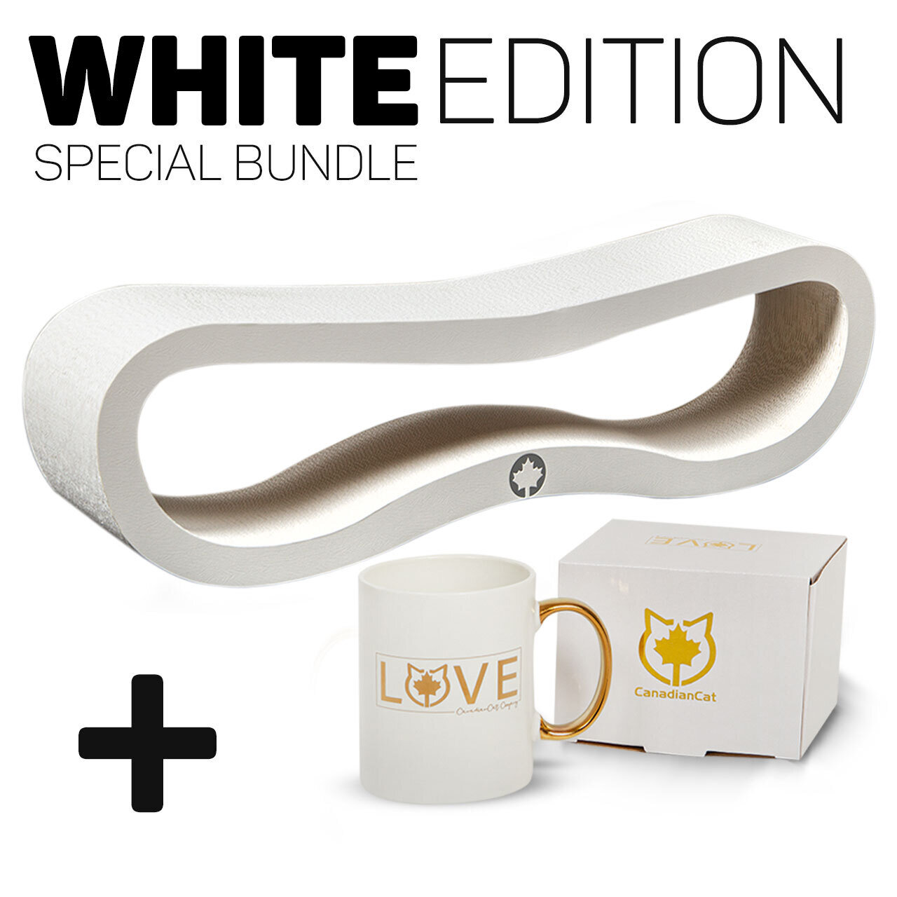 Special-Bundle · WHITE EDITION · Kratzbrett Orbit 2.0 + Limitierte Tasse LOVE