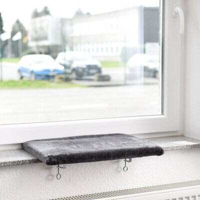 Snuggly Place · Medium · Anthrazit · gepolsterte Liege- Aussichtsplattform · ca. 50x35 cm