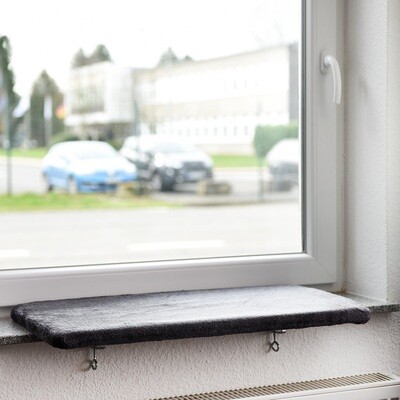 Snuggly Place · Large · Anthrazit · gepolsterte Liege- Aussichtsplattform · ca. 75x35 cm