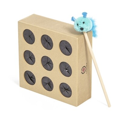 Katzenspielzeug Fang die Maus · duales Geschicklichkeitspiel für Katzen / Activity Box