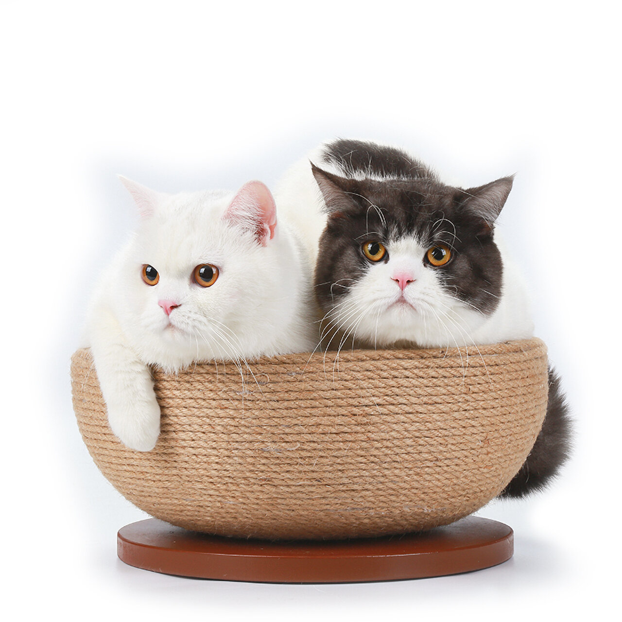 Sisal-Kratzschale Bowl · Liegemulde für Katzen · ca. 45 x 45 x 16 cm