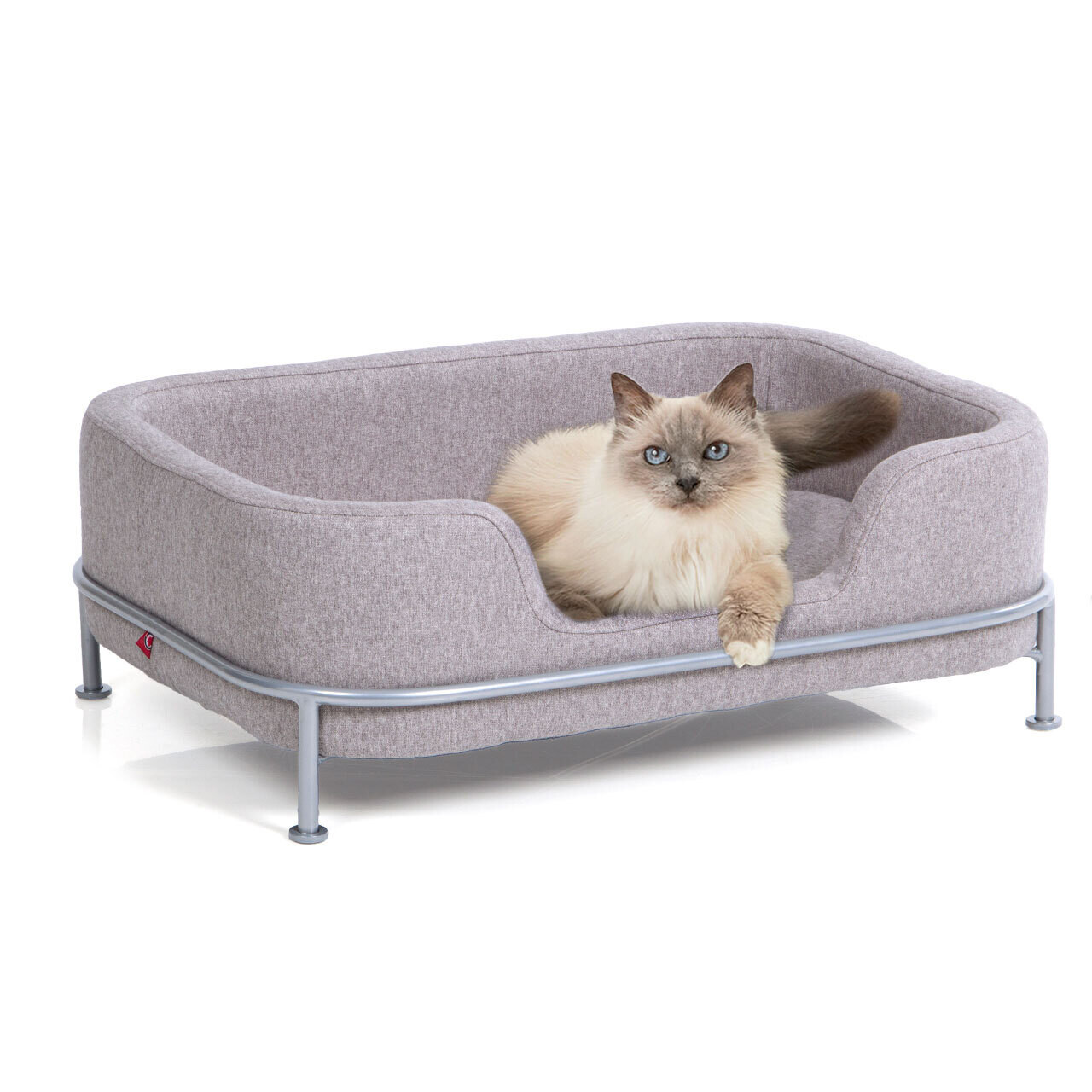 Katzenbett Windsor · Grau · Katzenkissen, Schlafplatz für Katzen