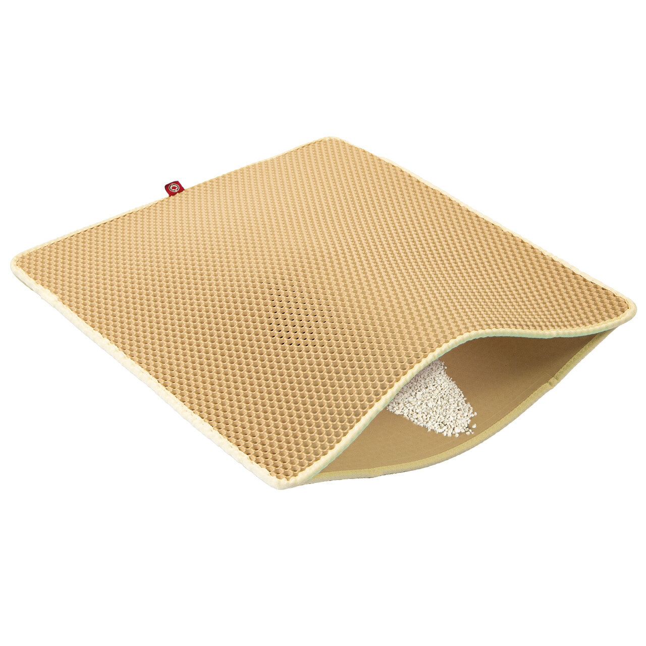 Katzenstreumatte · Toilettenvorleger Zaubermatte · beige · ca. 80 x 65 cm