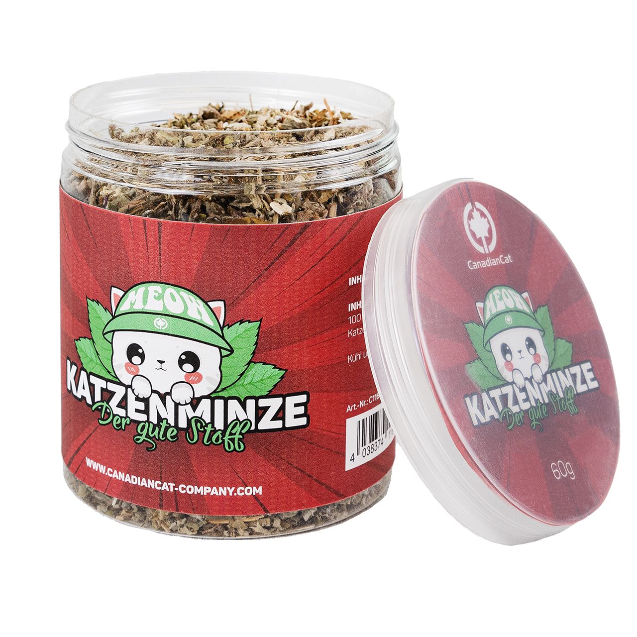 Katzenminze Dose · Der gute Stoff für Katzen · 60g · Frische-Dose