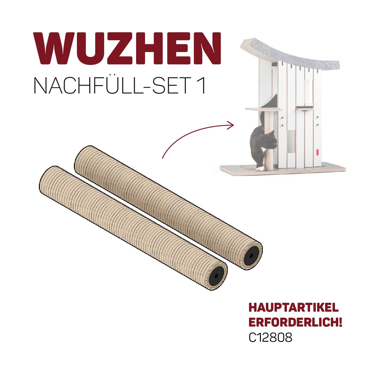 Design-Kratzmöbel Wuzhen · SÄULEN-ERSATZTEILE