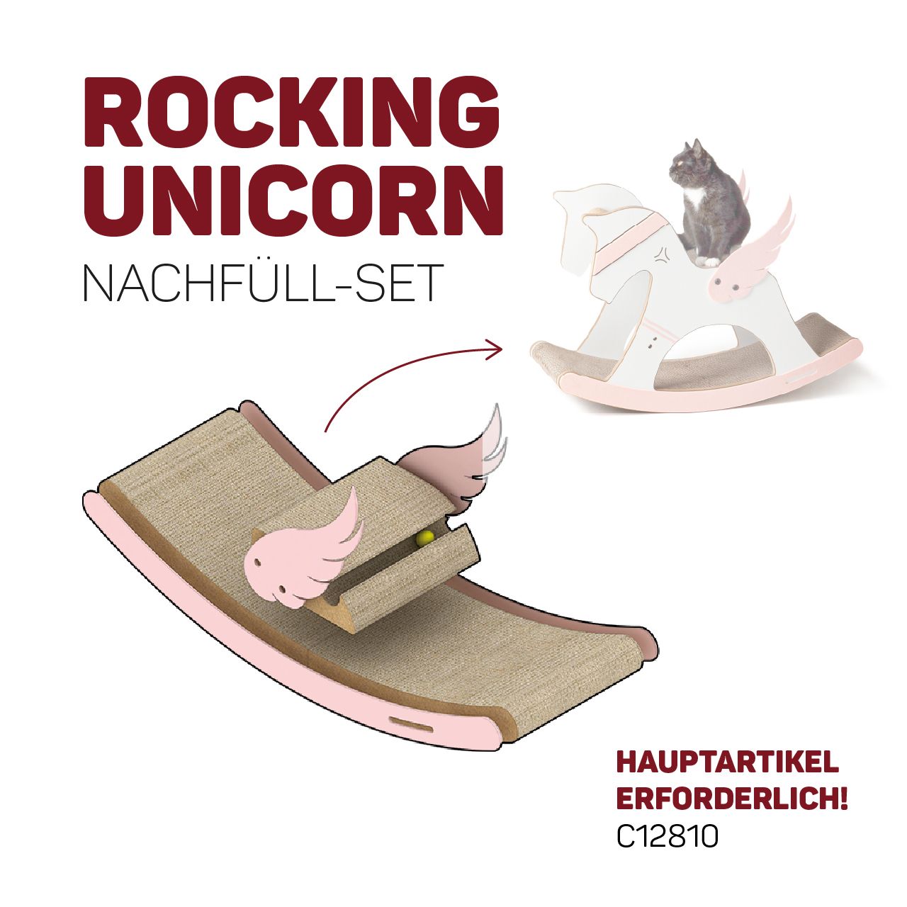 Design-Kratzmöbel Unicorn · ERSATZTEILE