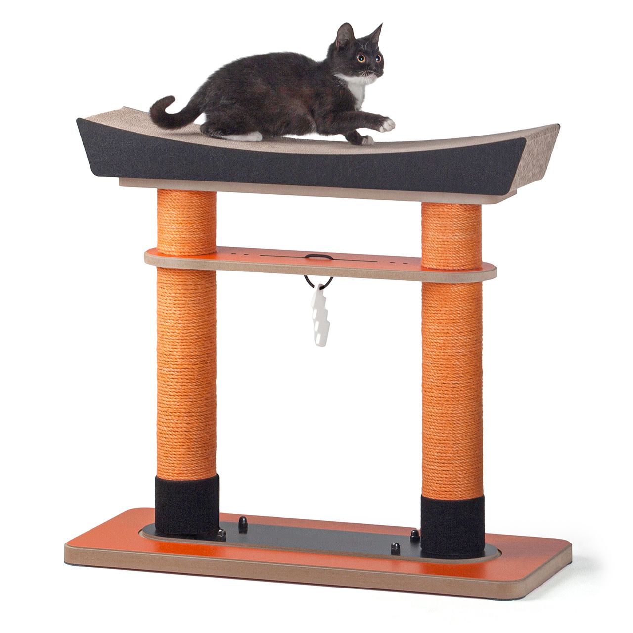 Design-Kratzmöbel Torii · Kratzbaum, Kratzstamm · 68 x 28 x 65 cm