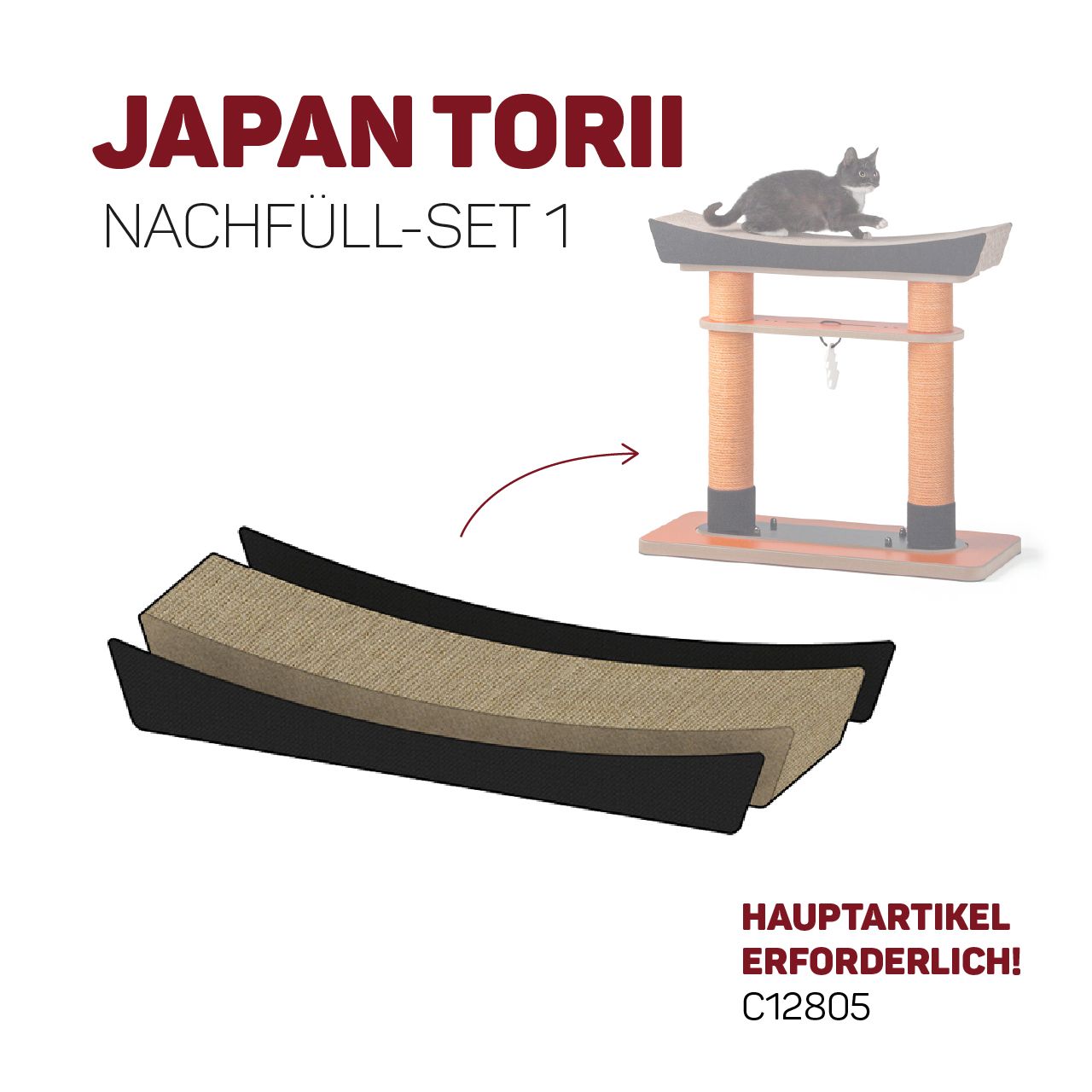 Design-Kratzmöbel Torii · KRATZBRETT-ERSATZTEILE