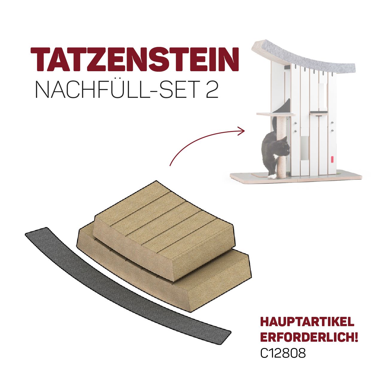 Design-Kratzmöbel Chalet Tatzenstein · KRATZBRETT-ERSATZTEILE