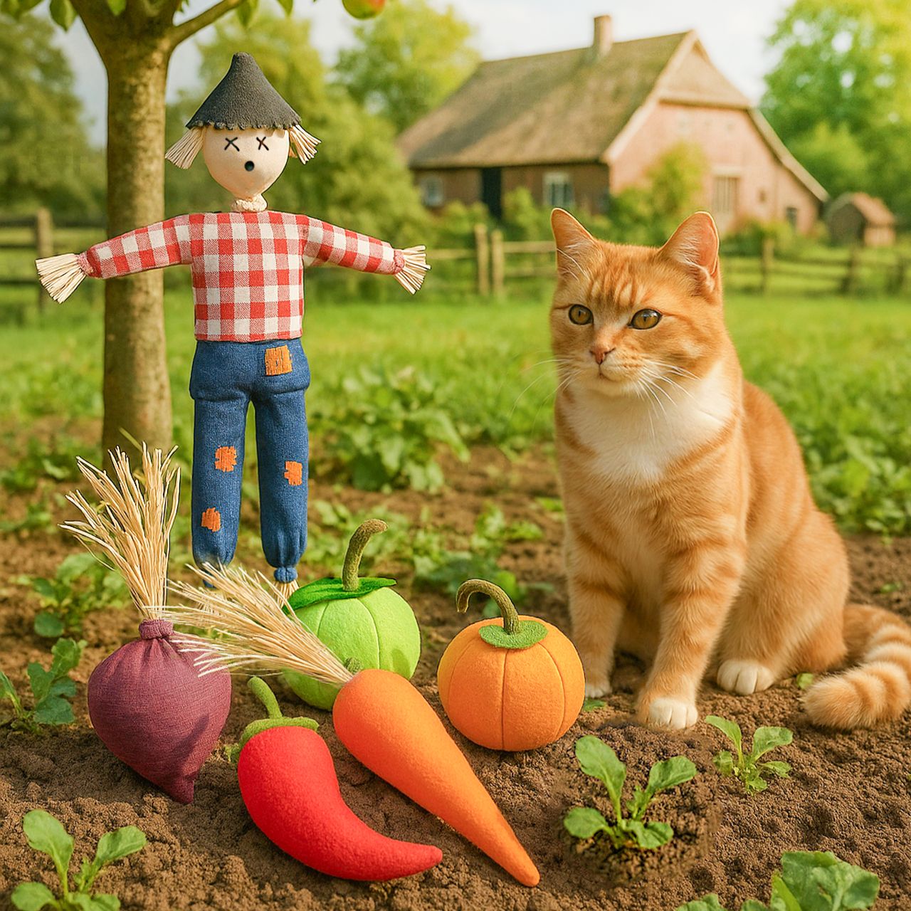 6er Set Katzen Schmusekissen mit Katzenminze · handgefertigte SpielkissenKatzenkissen Minzkissen