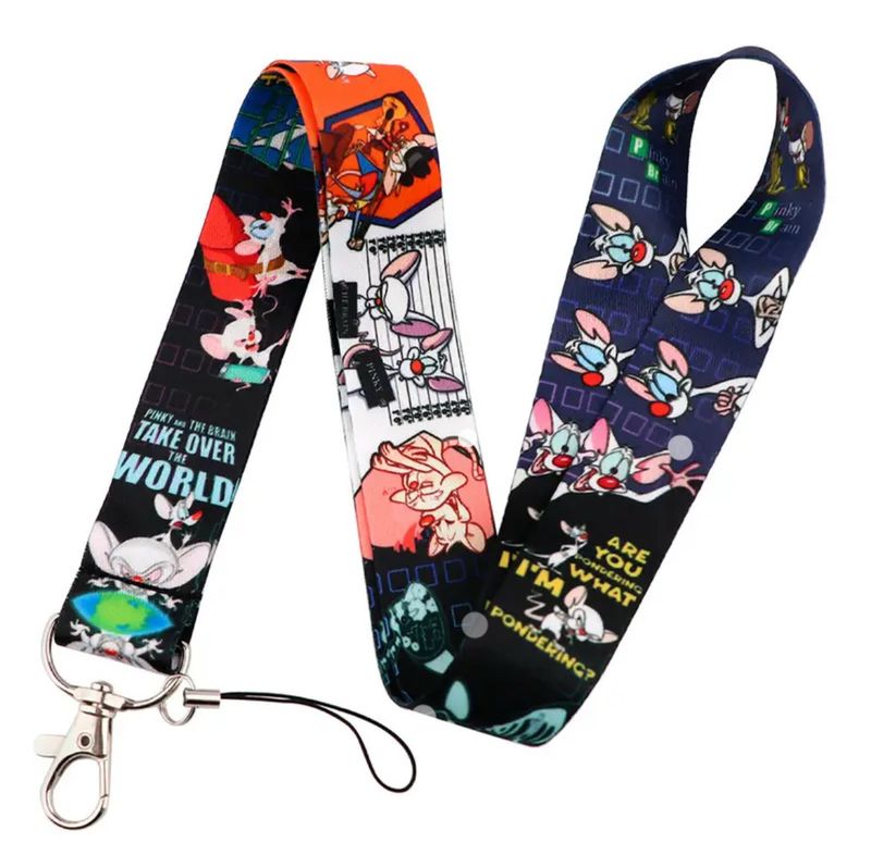 Cartoon Pinky And The Brain Lanyard