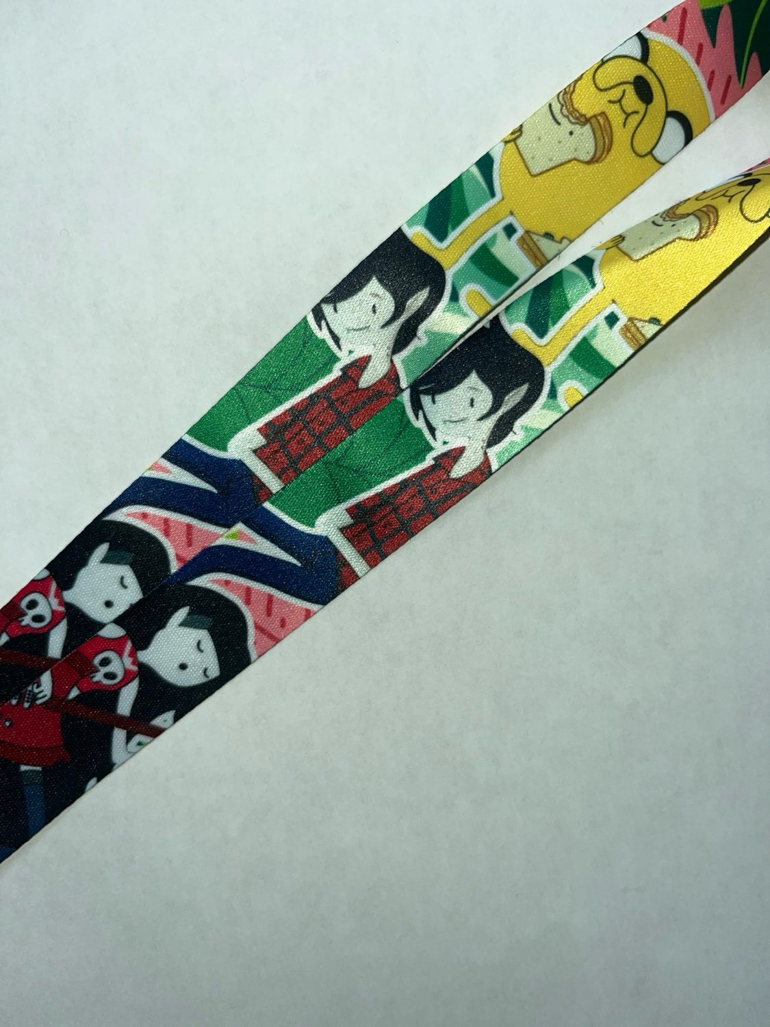 Adventure Time Lanyard, Pink And Green