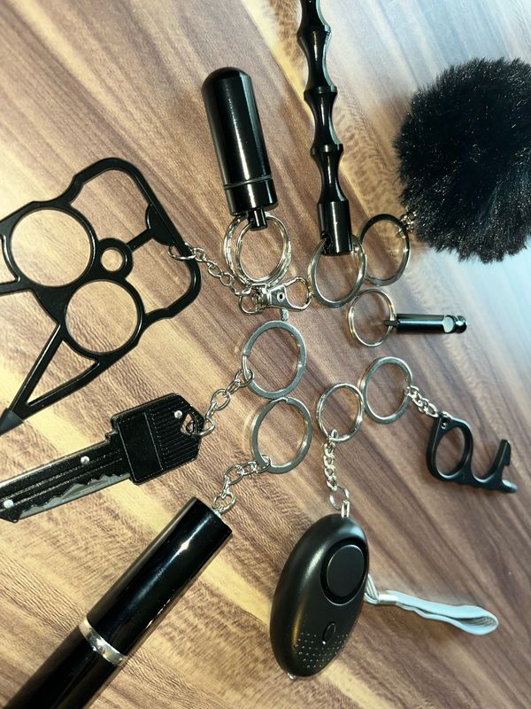 Safety Keychain Set(Black)
