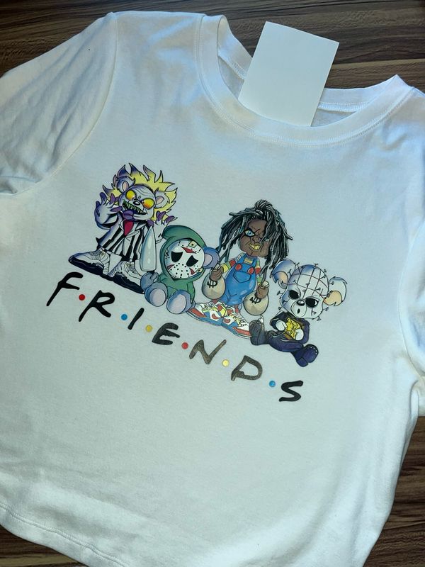 The Friends White Crop Top