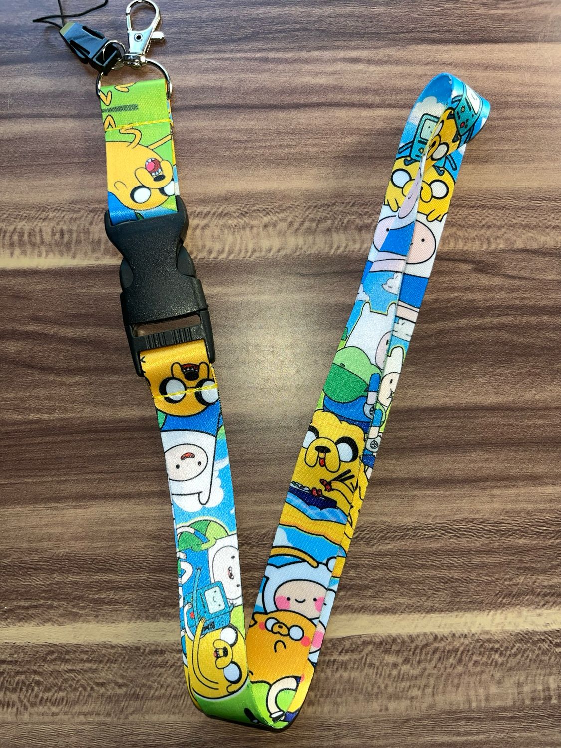 Adventure Time, Lanyard, Yellow, And Blue