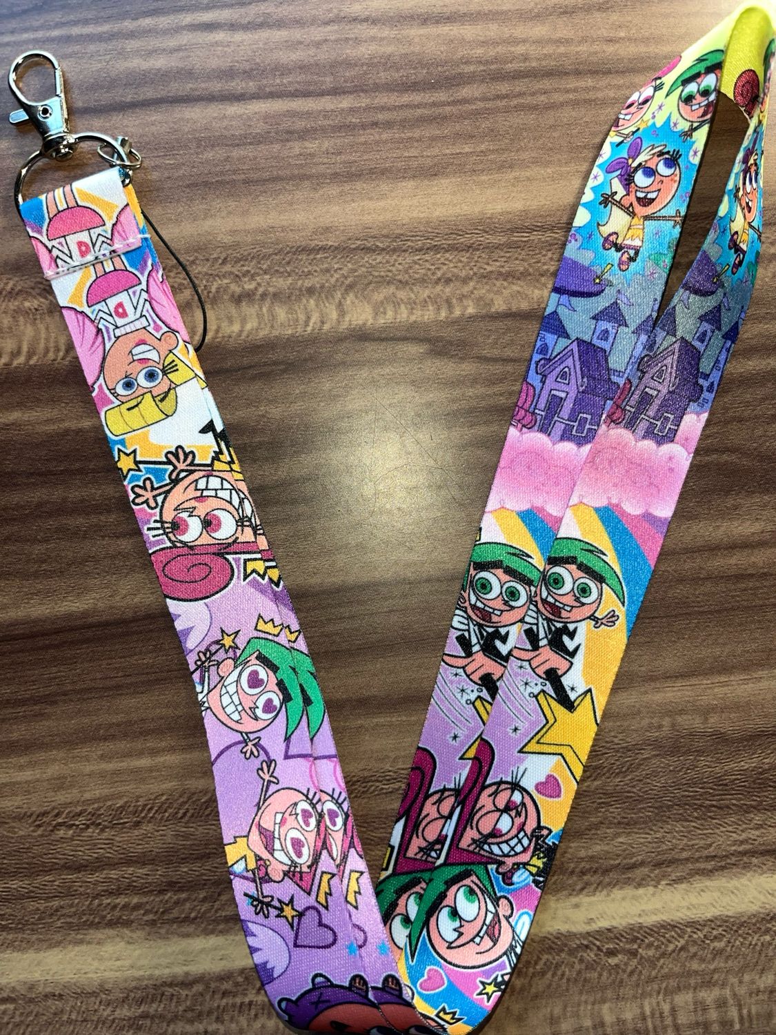 Fairly odd parents, purple lanyard