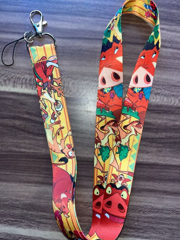 Timon And Pumbaa Lanyard