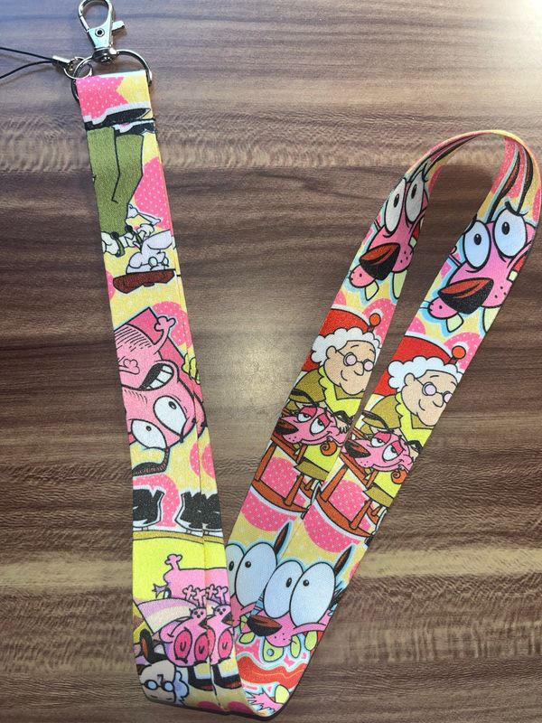 Courage, The Cowardly Dog Lanyard