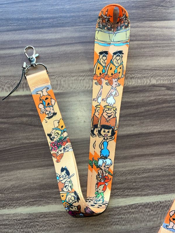 The Flintstones Orange Lanyard