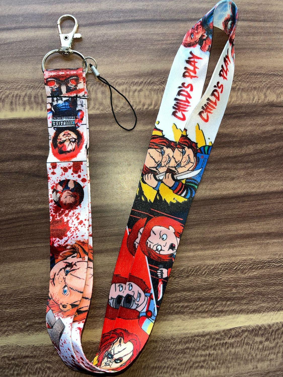 Cartoon Chucky Lanyard