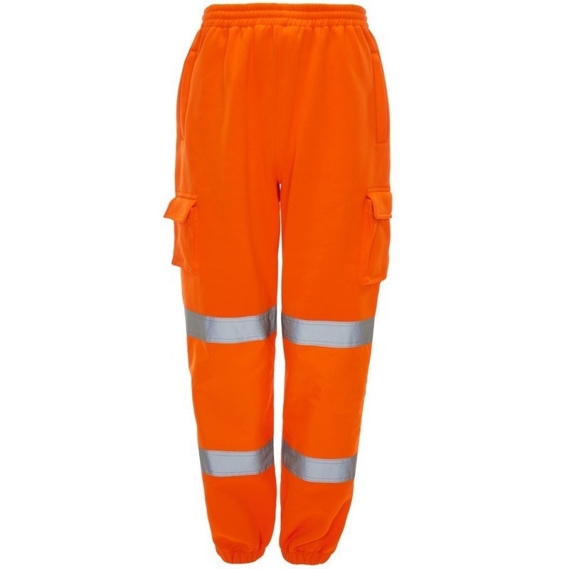 Hi Vis Jogging Bottoms  Orange