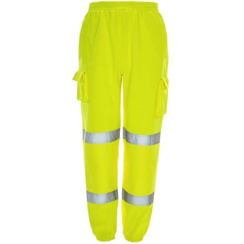 Hi Vis Jogging Bottoms Yellow