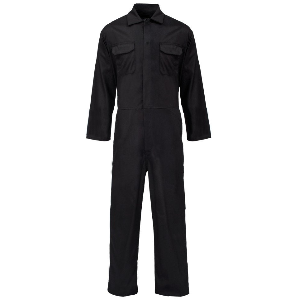 Polycotton Coverall - Basic Black