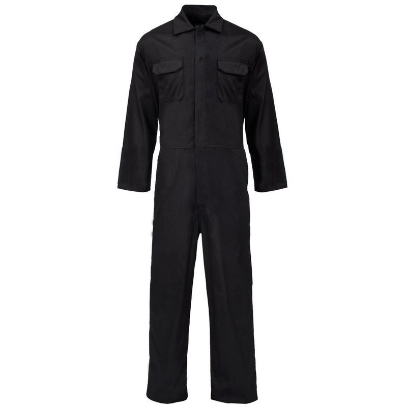 Polycotton Coverall - Basic Black
