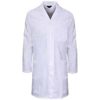 Polycotton Lab Coat White