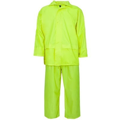 Polyester/PVC Rainwear - Rainsuit Yellow